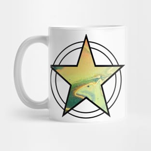 Paint Pour Pentacle Mug